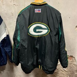 Starter Vintage 90s NFL Pro Line Green Bay Packers Insulated Puffer Coat XL